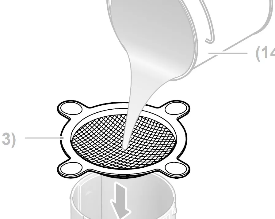 Filtre à peinture réf. 2 609 007 097 Bosch